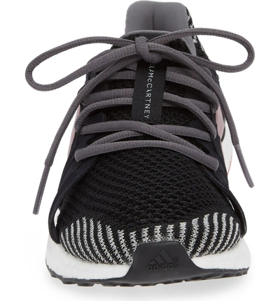 Shop Adidas Originals By Stella Mccartney Ultraboost Running Shoe In Black/ Smoked Pink/ Core Red