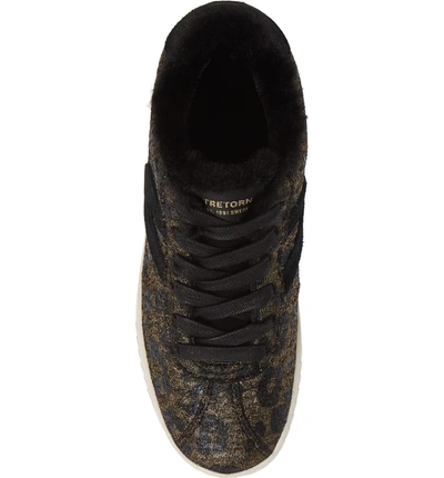 Shop Tretorn Callie 4 Metallic Sneaker In Gold/ Black Multi