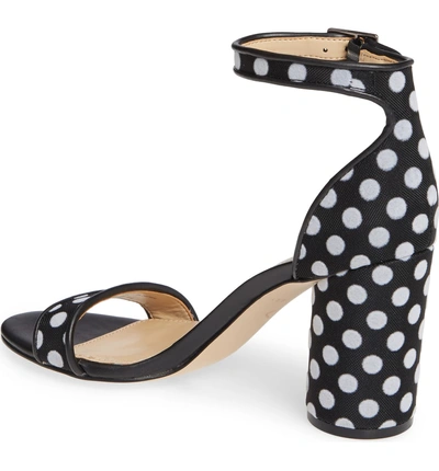 Shop Katy Perry Ankle Strap Sandal In Black/ White