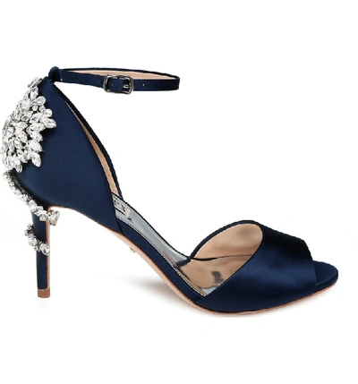 Badgley mischka vienna crystal embellished ankle strap pump clearance