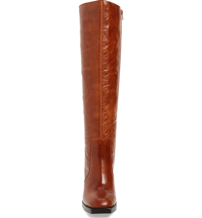 Shop Jeffrey Campbell Ittonia Knee High Boot In Tan
