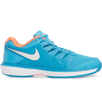 Shop Nike Air Zoom Prestige Tennis Shoe In Light Blue Fury/ Silver