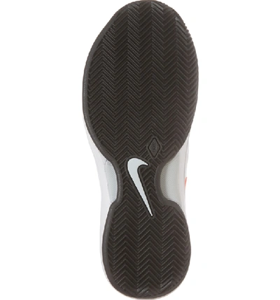 Shop Nike Air Zoom Prestige Tennis Shoe In White/ Hot Lava