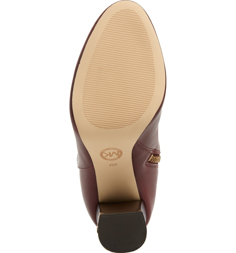 michael kors walker boots oxblood