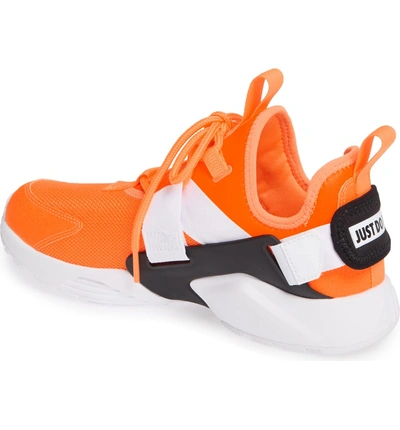 Shop Nike Air Huarache City Premium Sneaker In Total Orange/ White/ Black