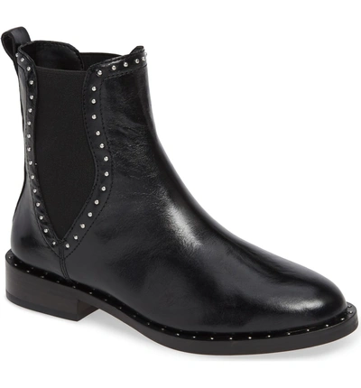 Shop Rebecca Minkoff Sabeen Chelsea Bootie In Black Leather