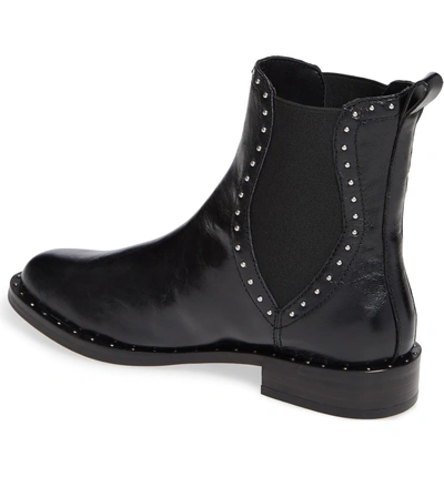 Shop Rebecca Minkoff Sabeen Chelsea Bootie In Black Leather
