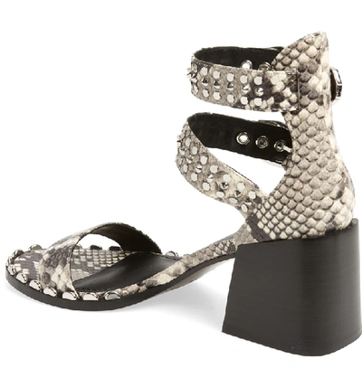 Shop Sigerson Morrison Apple Studded Sandal In White Multi Leather