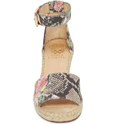 Shop Vince Camuto Leera Wedge Sandal In Multi Violet