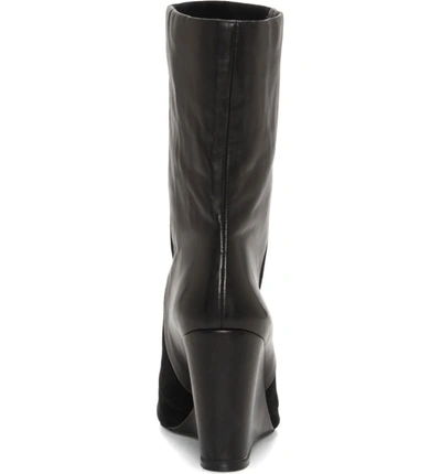 1.state Zalena Wedge Boot In Black Suede