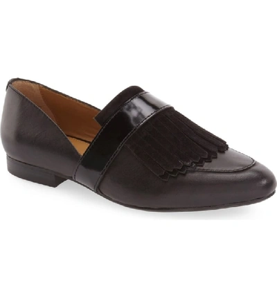 Shop G.h. Bass & Co. 'harlow' Kiltie Leather Loafer In Black Leather