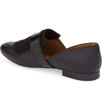Shop G.h. Bass & Co. 'harlow' Kiltie Leather Loafer In Black Leather