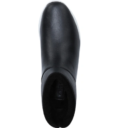 Shop Vince Adora Genuine Shearling Sneaker Boot In Black