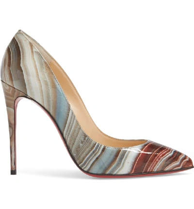 Shop Christian Louboutin Pigalle Follies Pointy Toe Pump In Galaxy Beige