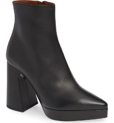 Shop Proenza Schouler Platform Pointy Toe Bootie In Black