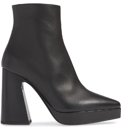 Shop Proenza Schouler Platform Pointy Toe Bootie In Black