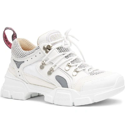 Shop Gucci Flashtrek Sneaker In White
