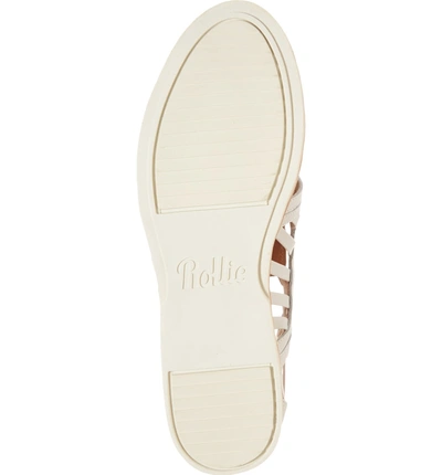 Shop Rollie Cage Derby In White Leather