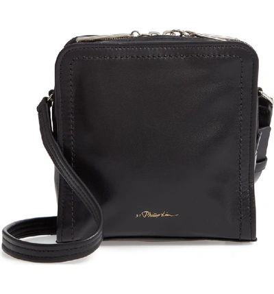 Shop 3.1 Phillip Lim / フィリップ リム Hudson Mini Square Leather Crossbody Bag - Black