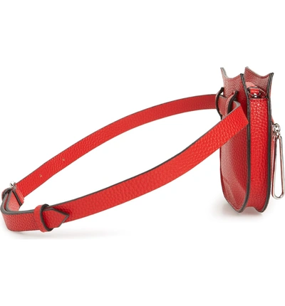 Shop Danielle Nicole Trish Faux Leather Belt Bag In Red