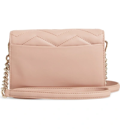 Shop Kate Spade Reese Park – Wyn Quilted Leather Crossbody In Ginger Tea