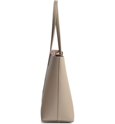 Shop Saint Laurent 'shopping' Leather Tote In Light Natural