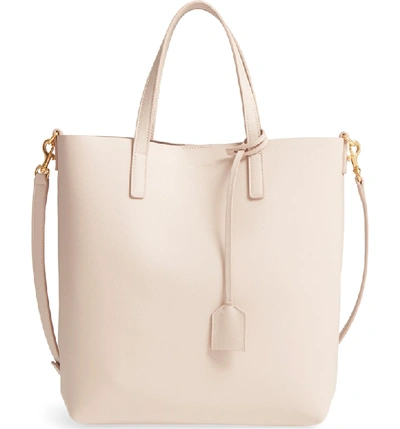 Shop Saint Laurent Toy Shopping Leather Tote In Marble Pink