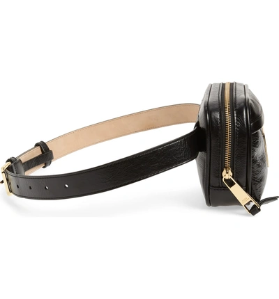 Shop Marc Jacobs Sport Leather Belt Bag In Black