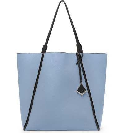Shop Botkier Trinity Calfskin Leather Tote - Blue In Sky