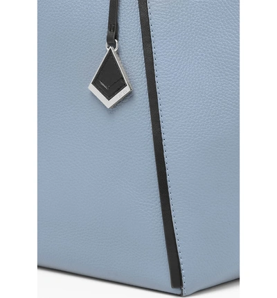 Shop Botkier Trinity Calfskin Leather Tote - Blue In Sky