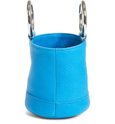 Shop Simon Miller Bonsai 15 Calfskin Leather Bucket Bag - Blue In Blue Paradise