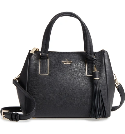 Shop Kate Spade Kingston Drive - Small Alena Leather Satchel - Black