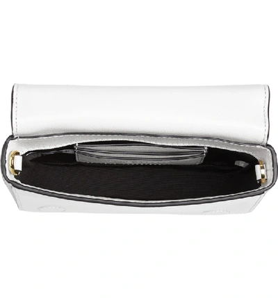 Shop Marc Jacobs Hip Shot Convertible Leather Belt Bag - Grey In French Grey Multi