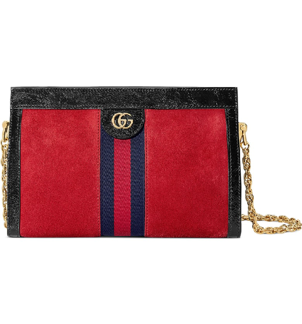 gucci linea small chain shoulder bag