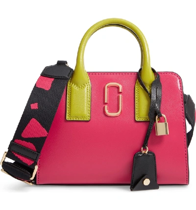 Marc Jacobs Little Big Shot Leather Tote - Pink In Peony Multi