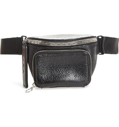 Shop Kara Leather Bum Bag - Black