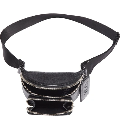 Shop Kara Leather Bum Bag - Black