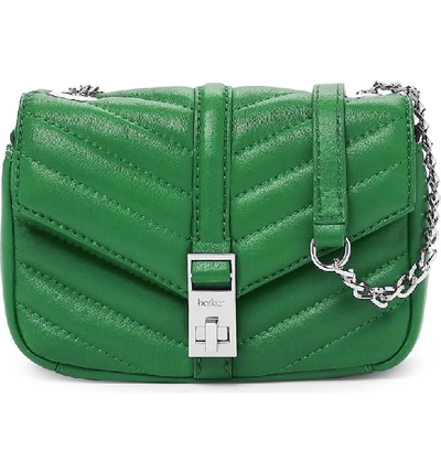 Shop Botkier Dakota Quilted Leather Crossbody Bag - Green