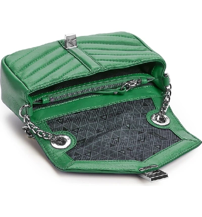 Shop Botkier Dakota Quilted Leather Crossbody Bag - Green