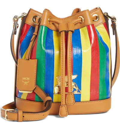 Shop Mcm Mini Bucket Bag - None (nordstrom Exclusive) In Multi