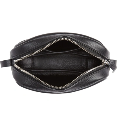 Shop Balenciaga Extra Small Kittens Calfskin Leather Camera Bag - Black In Noir/ Blanc