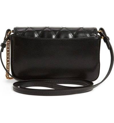 Shop Givenchy Mini Pocket Quilted Convertible Leather Bag In Black