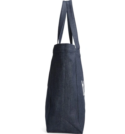 Shop Apc Daniela Denim Shopper - Blue In Indigo