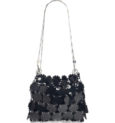 Shop Paco Rabanne Blossom 1969 Iconic Shoulder Bag - Black