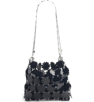 Shop Paco Rabanne Blossom 1969 Iconic Shoulder Bag - Black
