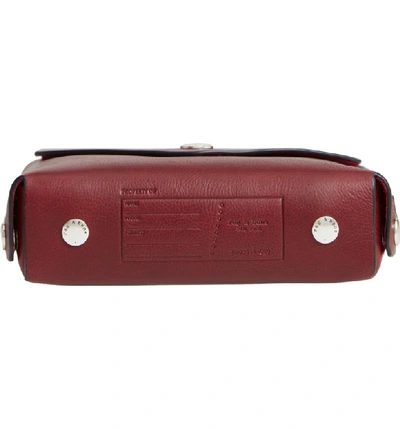 Shop Rag & Bone Atlas Concept Leather Shoulder Bag - Red In Biking Red/ Dragon Suede