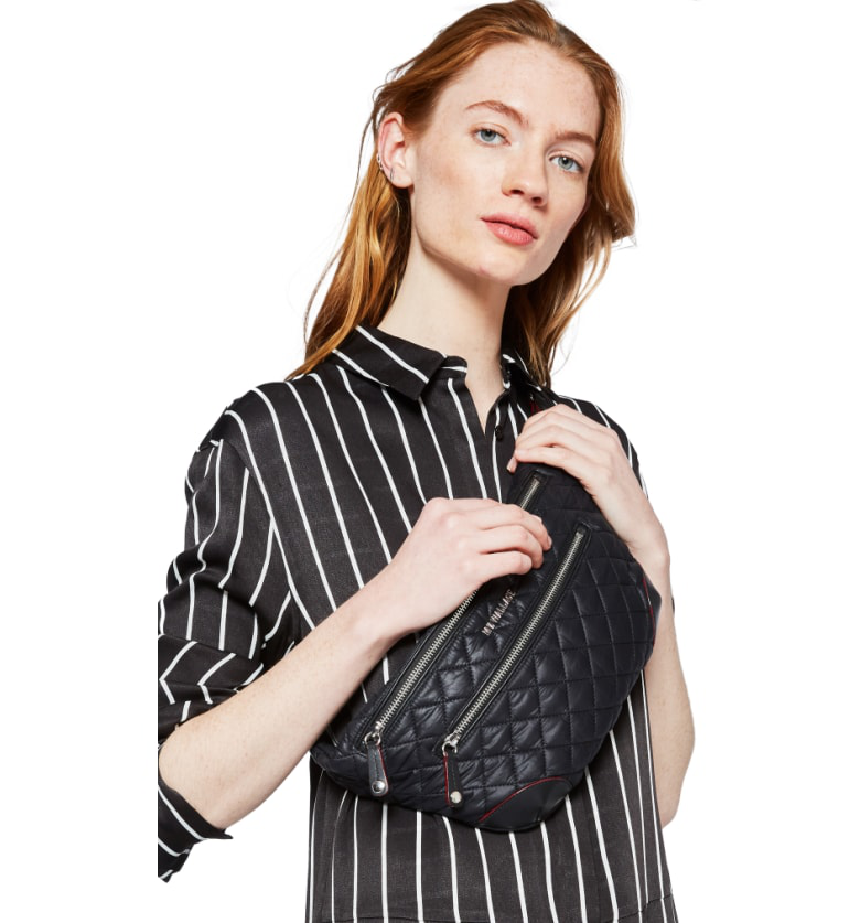 Mz Wallace Crosby Belt Bag Black ModeSens