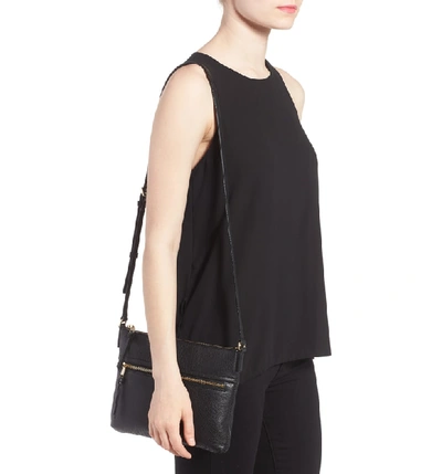 Shop Kate Spade Jackson Street - Gabriele Leather Crossbody Bag - Black