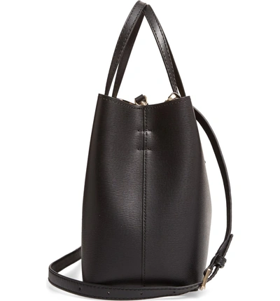 Shop Kate Spade Hadley Road Small Dina Leather Shoulder/crossbody Bag - Black In Black Multi
