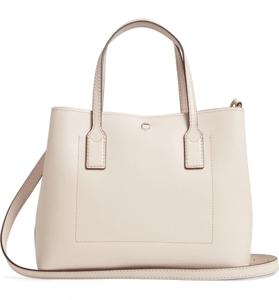 Shop Kate Spade Hadley Road Small Dina Leather Shoulder/crossbody Bag - Beige In Tusk Multi